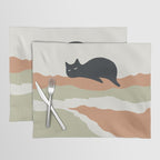 Magic meow 3 lazy cat Placemat Gallery Image 1