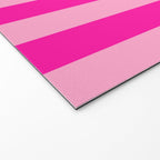Pink Stripes Preppy Modern Welcome Mat Gallery Image 2