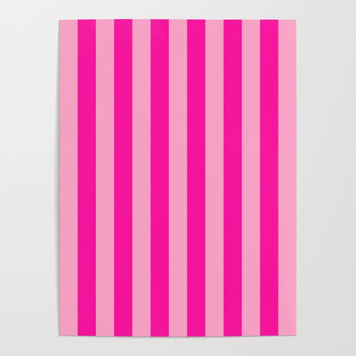 Pink Stripes Preppy Modern Poster Gallery Image 4