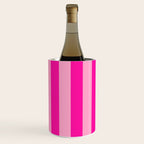 Pink Stripes Preppy Modern Wine Chiller Gallery Image 2