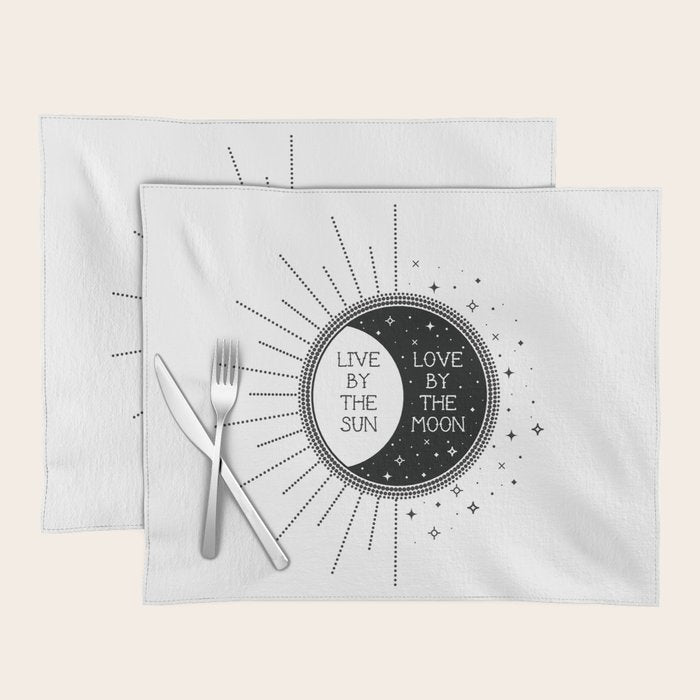Live by the Sun Love by the Moon Placemat Gallery Image 1