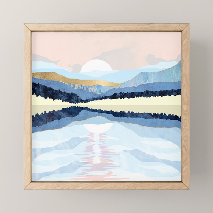 Winter Reflection Mini Art Print Gallery Image 1