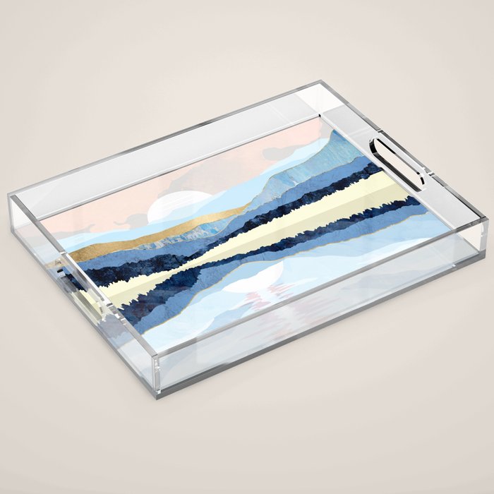 Winter Reflection Acrylic Tray Gallery Image 1