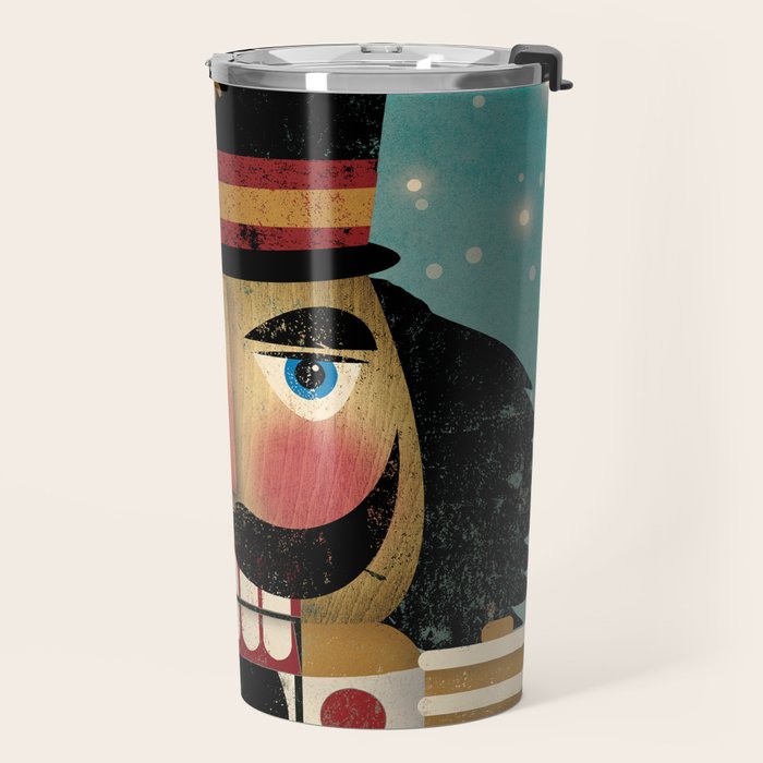 Christmas Nutcracker 21W Travel Mug Gallery Image 2