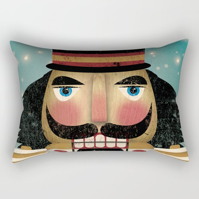 Christmas Nutcracker 21W Rectangular Pillow Gallery Image 2