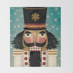 Christmas Nutcracker 21W Throw Blanket Gallery Image 2