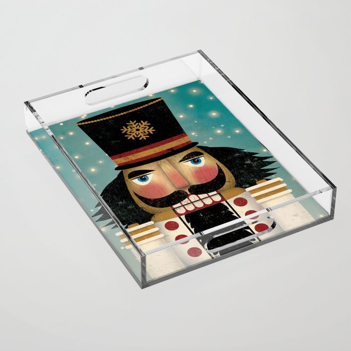 Christmas Nutcracker 21W Acrylic Tray Gallery Image 1
