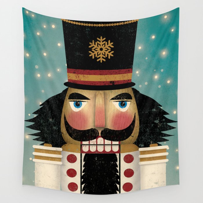 Christmas Nutcracker 21W Wall Tapestry Gallery Image 1