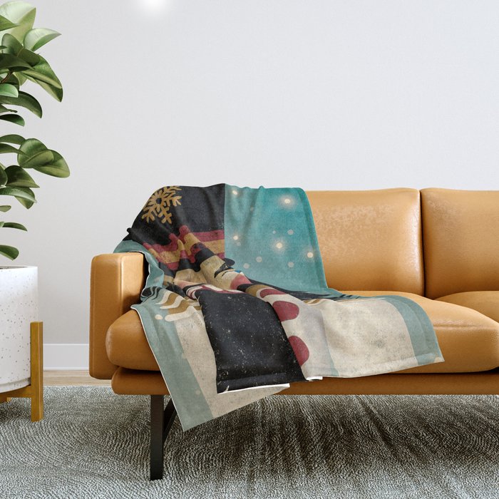 Christmas Nutcracker 21W Throw Blanket Gallery Image 1