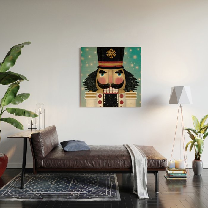 Christmas Nutcracker 21W Wood Wall Art Gallery Image 2