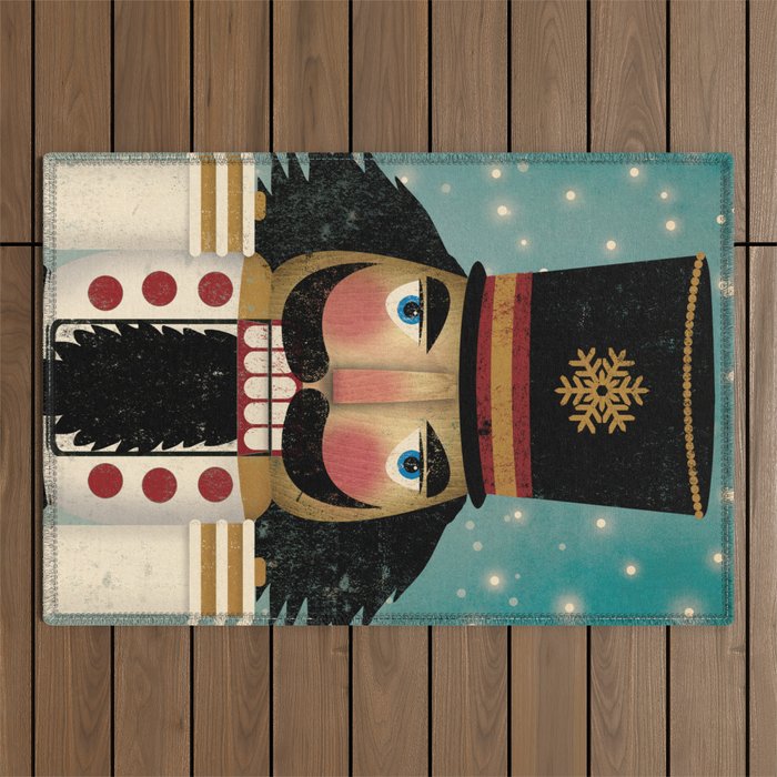 Christmas Nutcracker 21W Outdoor Rug Gallery Image 1