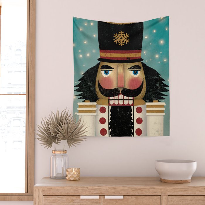 Christmas Nutcracker 21W Wall Tapestry Gallery Image 2
