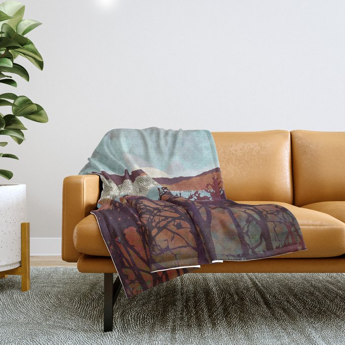 Fall Foliage Throw Blanket Gallery Image 1
