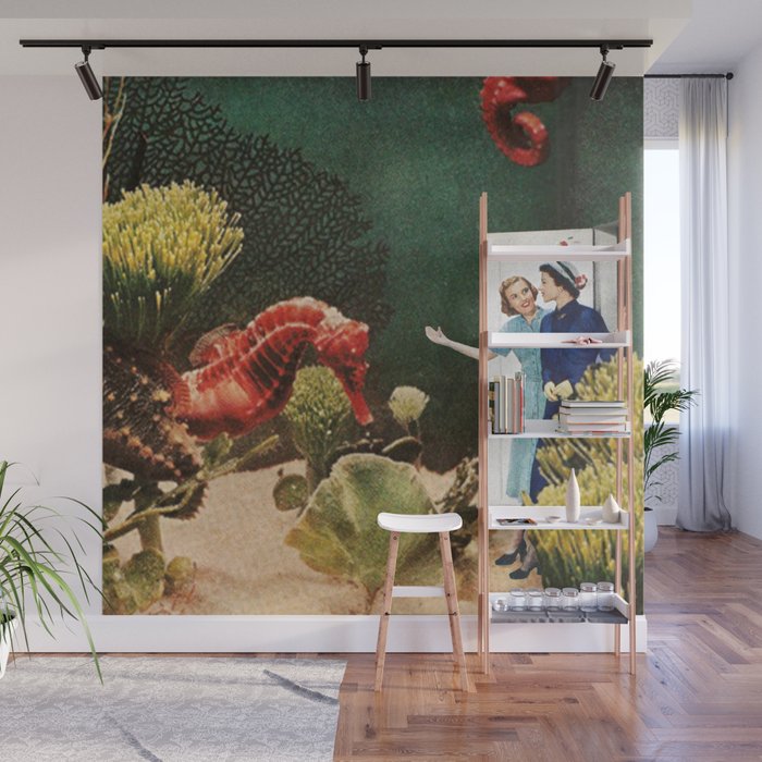 Under the Sea // Seahorses Wall Mural Gallery Image 1