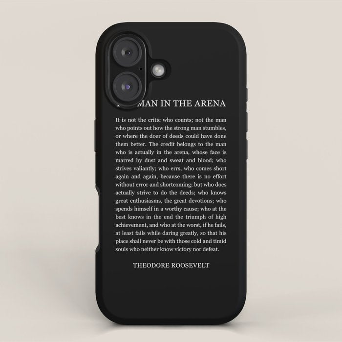 The-Man-In-The-Arena iPhone Case Gallery Image 1
