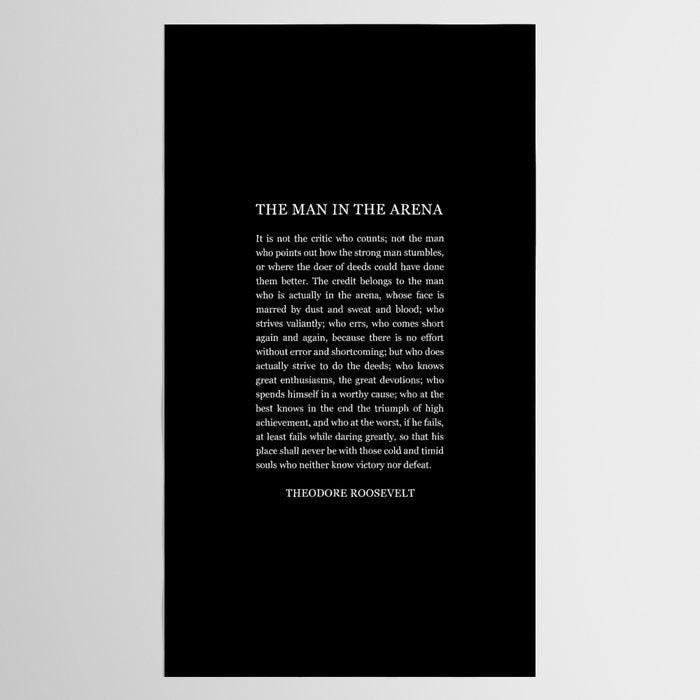 The-Man-In-The-Arena Tablecloth Gallery Image 2