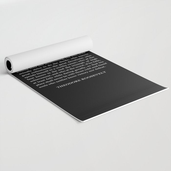 The-Man-In-The-Arena Yoga Mat Gallery Image 2