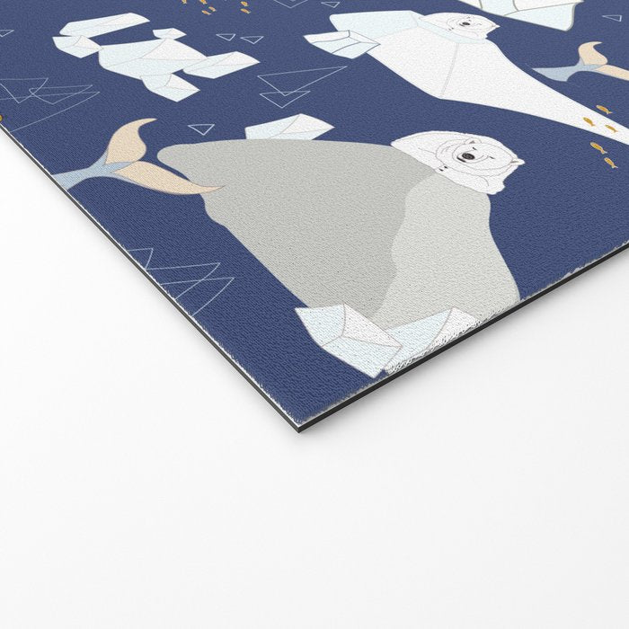 Arctic animals floating on icebergs Welcome Mat Gallery Image 2