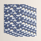 Arctic animals floating on icebergs Wrapping Paper Gallery Image 3