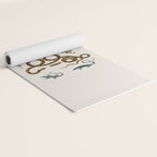 Albertus Seba Snakes And Lizards Yoga Mat Gallery Image 2