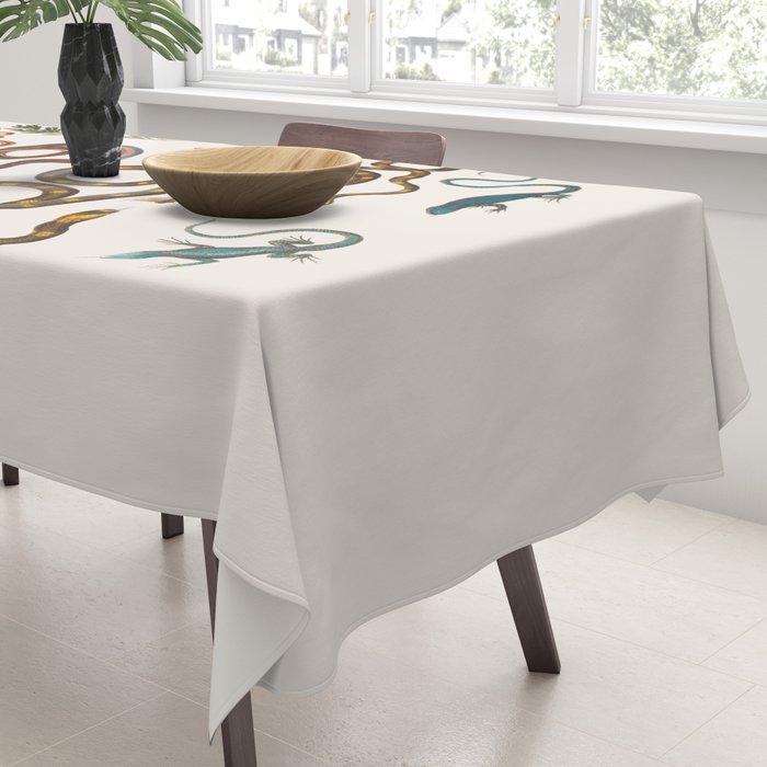 Albertus Seba Snakes And Lizards Tablecloth Gallery Image 3