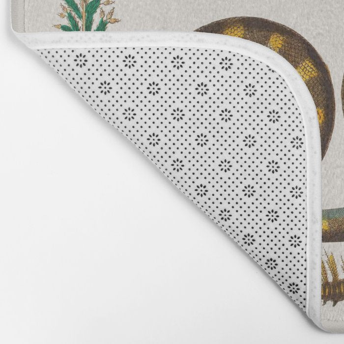 Albertus Seba Snakes And Lizards Bath Mat Gallery Image 2