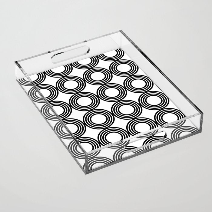 Geometric Pattern 02A Acrylic Tray Gallery Image 1