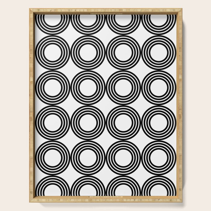 Geometric Pattern 02A Serving Tray Gallery Image 1