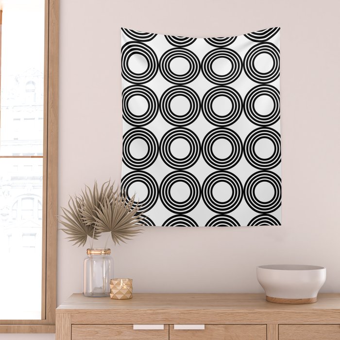Geometric Pattern 02A Wall Tapestry Gallery Image 2