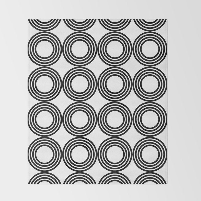 Geometric Pattern 02A Throw Blanket Gallery Image 2