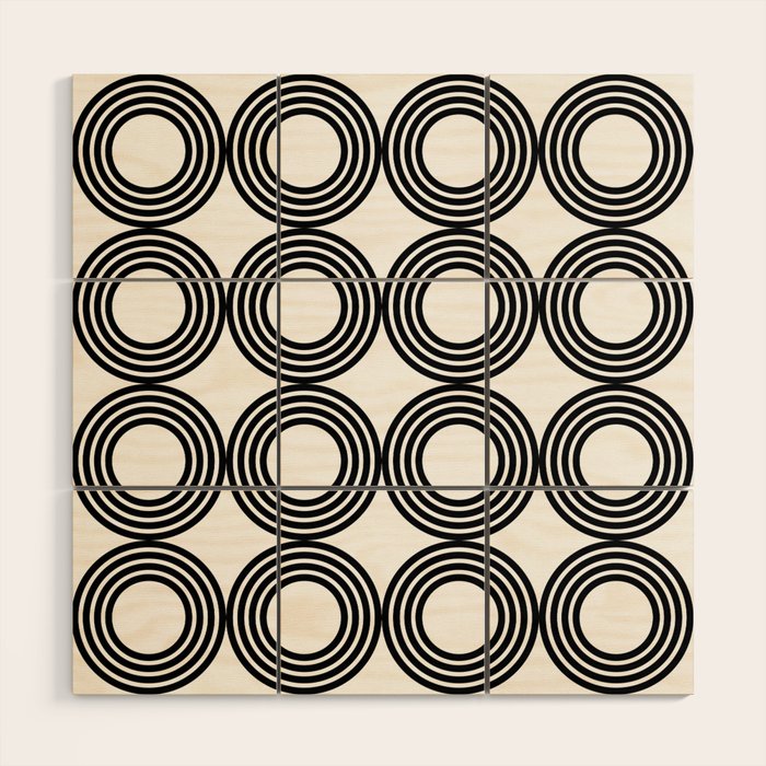 Geometric Pattern 02A Wood Wall Art Gallery Image 1