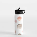 MERMAID SHELLS - CORAL ROSEGOLD Water Bottle Gallery Image 1