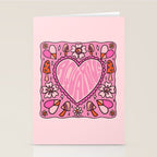 Aquarius Heart Stationery Card Gallery Image 2