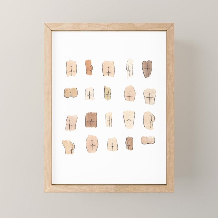 Butts Mini Art Print
