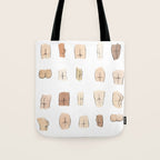 Butts Tote Bag Gallery Image 1