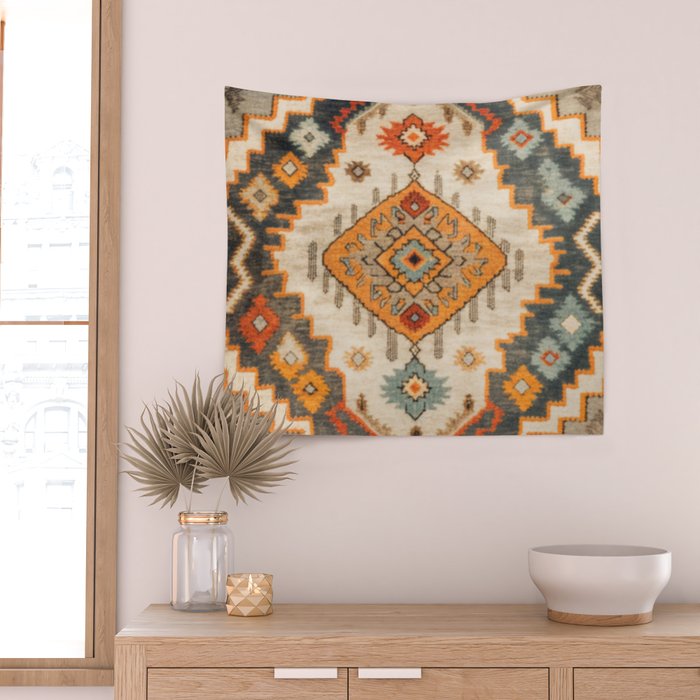 Southwestern Rustic Bohemian Design Wall Tapestry Gallery Image 2