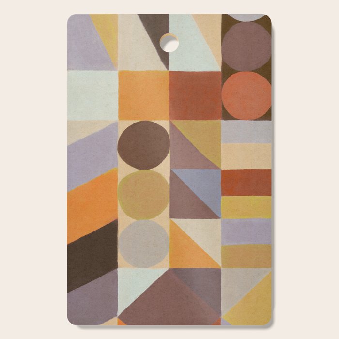 Geometric Shapes & Colors #1 Cutting Board Gallery Image 1