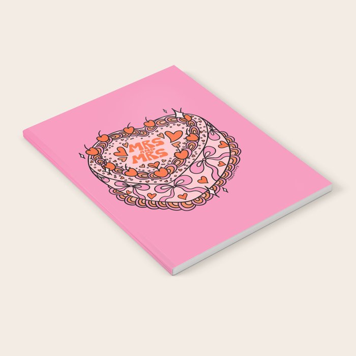 Mrs. and Mrs. Cake Notebook Gallery Image 1
