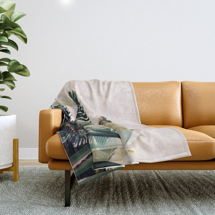 Paradise #4 Throw Blanket Gallery Image 1