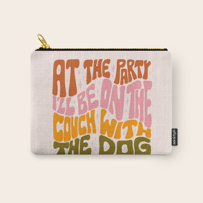 Couch With the Dog Carry All Pouch Gallery Image 1