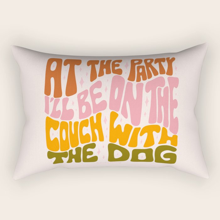 Couch With the Dog Rectangular Pillow Gallery Image 2
