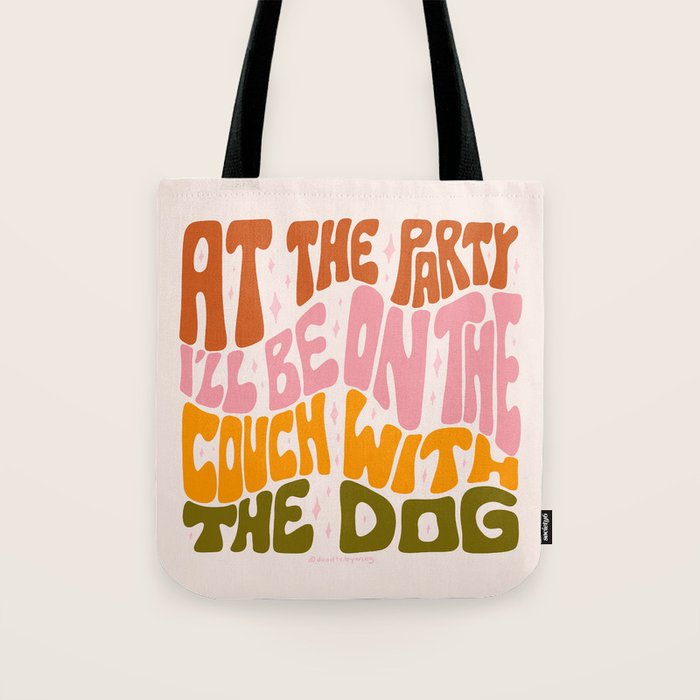 Couch With the Dog Tote Bag Gallery Image 1