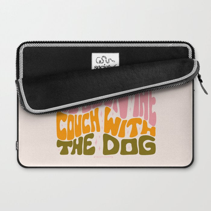 Couch With the Dog Laptop Sleeve Gallery Image 2