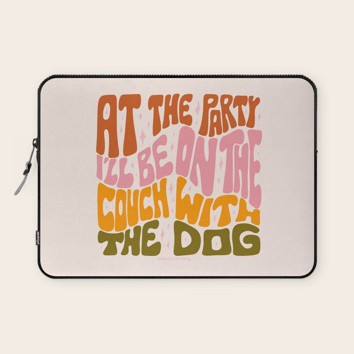 Couch With the Dog Laptop Sleeve Gallery Image 1