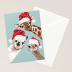 Christmas Animals Gang Stationery Card Gallery Image 2