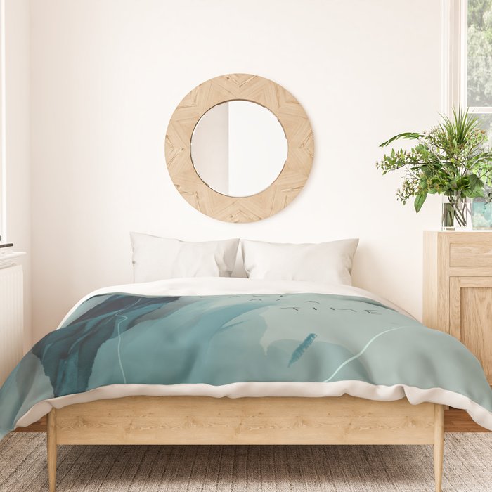 "One Wave At A Time" Duvet Cover Gallery Image 3