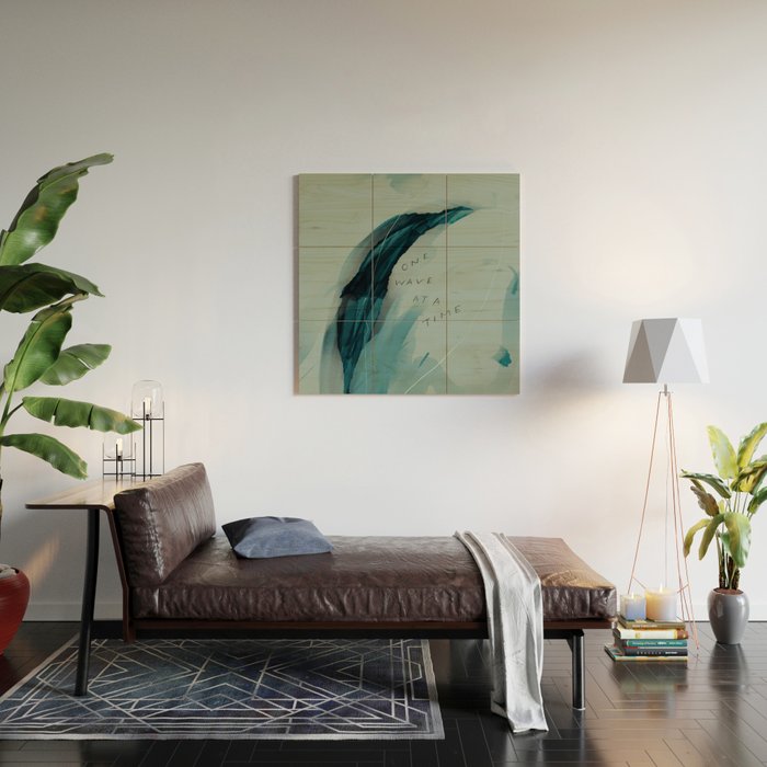 "One Wave At A Time" Wood Wall Art Gallery Image 2