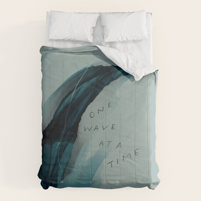 "One Wave At A Time" Comforter Gallery Image 6