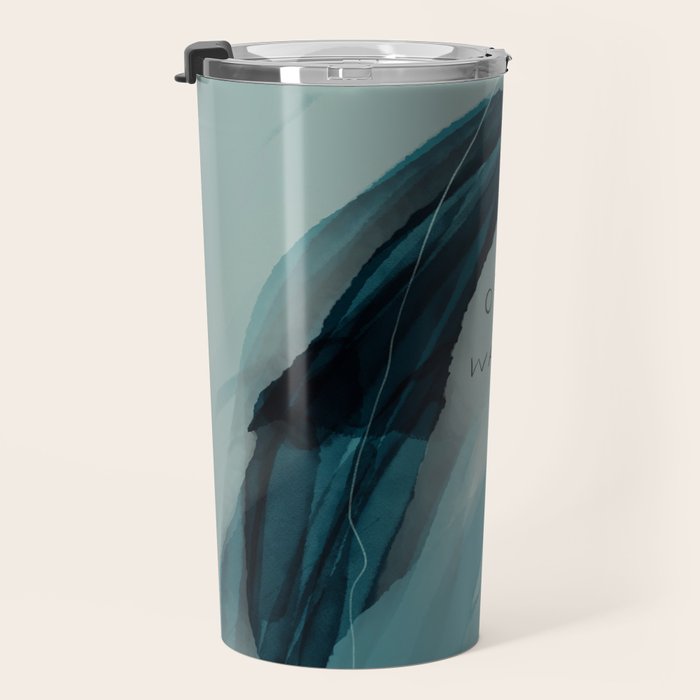 "One Wave At A Time" Travel Mug Gallery Image 3