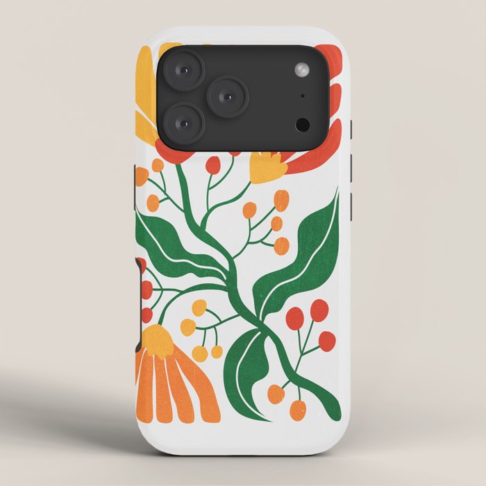 Cinnabar & Supernova: Les Fleurs | Flower Market 03 iPhone Case Gallery Image 3